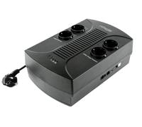 EnerGenie Onduleur EG-UPS-001 Interactivité de ligne 650 VA / 390 W 4 sorties CA 7 Ah 220 V