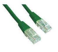 Gembird patchcord RJ45, bouchon coulé, cat. 5e UTP, 2m, vert