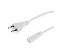 Gembird PC-184/2-W câble électrique Blanc 1,8 m Prise d'alimentation type C Coupleur C8