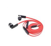 Gembird Porto Noir, Rouge Intraaural écouteur casque - Casques (Intra-aural, écouteur, Avec fil, 20 - 20000 Hz, 1,2 m, Noir, Rouge)