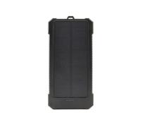 Gembird Powerbank Solaire 10000 mAh Noir - Batterie Externe