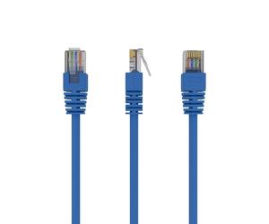Gembird PP12-0.5M/B câble de réseau Bleu 0,5 m Cat5e