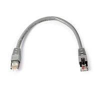 Cablexpert - Cordon de raccordement - RJ-45 (M) pour RJ-45 (M) - 25 cm - SFTP - CAT 6a - sans halogène, moulé - gris