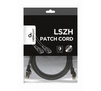Gembird PP6A-LSZHCU-BK-3M câble de réseau Noir Cat6a S/FTP (S-STP)