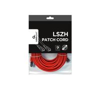 Gembird PP6A-LSZHCU-R-10M Câble Réseau Cat6a S/FTP 10m RJ-45 Mâle/Mâle, Contacts Or, Cuivre AWG27, LSZH, Rouge, 250MHz