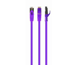 Gembird PP6A-LSZHCU-V-1M câble de réseau Violet Cat6a S/FTP (S-STP)