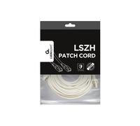 Gembird PP6A-LSZHCU-W-10M : Câble réseau Cat6a S/FTP 10m, connecteurs RJ-45 mâle plaqué or, conducteur cuivre AWG27, gaine LSZH, 250MHz