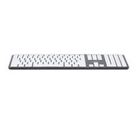 Gembird Slimline KB-MCH-02-BKW - Clavier - USB - US - noir, blanc G