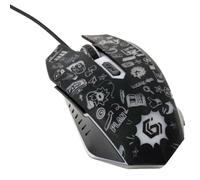 Gembird Souris 6 Boutons Wired Optical LED Noir