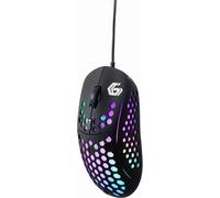 gembird souris de jeu 6 boutons éclairage LED noir