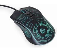 gembird souris de jeu 7 boutons 3600 DPI éclairage LED noir