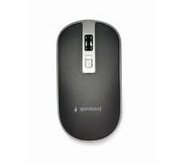 gembird Souris optique sans fil, noire/argentée