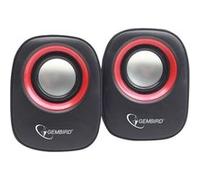Gembird SPK-107A - haut-parleurs Noir/rouge G