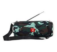 Gembird Haut-parleur Bluetooth portable – Camouflage, FM, MicroSD/USB, Batterie longue durée