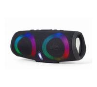 Gembird SPK-BT-LED-02 haut-parleur portable et de fête Enceinte portable mono Noir 10 W