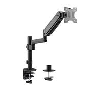 Gembird Support de Montage Ajustable pour Écrans de 17''-32'', Capacité de 9 kg, Inclinaison et Pivot Ergonomiques, Compatible VESA, Gestion des Câbles