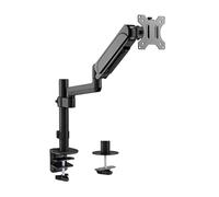 Gembird Support de Montage Ajustable pour Écrans de 17''-32'', Capacité de 9 kg, Inclinaison et Pivot Ergonomiques, Compatible VESA, Gestion des Câbles