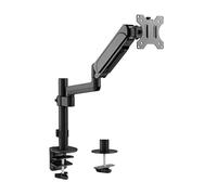 Gembird Support Écran 17-32″, Ajustable - Pivot 180° (Paysage & Portrait), Inclinaison 35°, Rotation ±90°, Compatible VESA, Jusqu’à 9 kg, Noir