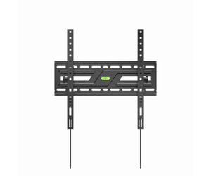 Gembird Support Mural TV inclinable, pour écrans 37”-75”, Angle d’Inclinaison 10°, Compatible VESA, Structure métallique Robuste, Noir