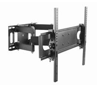 Gembird Support mural TV WM-70ST-01 Plein mouvement 37''–70'' Double bras Inclinable/Pivotant Noir