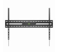 Gembird Support Mural TV pour Écrans 43”-100” - Fixe, Compatible VESA, Construction Métallique Stable, Charge Jusqu’à 75 Kg, Idéal pour Salon Et Bureau, Noir