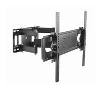 Gembird Support mural TV WM-70ST-01 Plein mouvement 37''–70'' Double bras Inclinable/Pivotant Noir