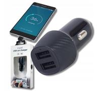 GEMBIRD TA-U2C48A-CAR-01 CARGADOR DE COCHE USB 2 PUERTOS 4.8A NEGRO