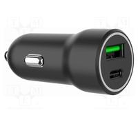 GEMBIRD TA-UC-A2PDQC20-CAR-01 Alimentation USB