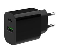 Gembird TA-UC-PDQC20-01-BK chargeur d'appareils mobiles Universel Noir Secteur Charge rapide Intérieure