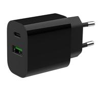 Gembird TA-UC-PDQC20-01-BK chargeur d'appareils mobiles Universel Noir Secteur Charge rapide Intérieure