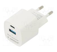 Gembird Chargeur USB universel à 2 ports, 2,1 A