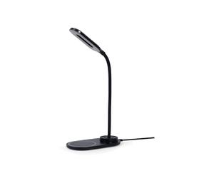 Gembird TA-WPC10-LED-01-MX Support Chargeur sans Fil QI 10W Compatible Appareils Certifiés Qi (Adaptateur USB requis)