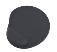 Gembird MP-GEL-BLACK - Tapis de souris avec repose-poignets - noir Noir G