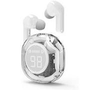 Gembird Écouteurs sans fil intra-auriculaires TWST-01, Bluetooth avec micro, USB-C, Blanc