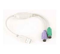 Gembird UAPS12 USB PS/2 Blanc Adaptateur/interface de câble (UAPS12)