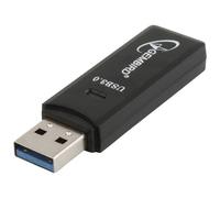 Gembird UHB-CR3-01 USB Noir - Lecteur de Cartes (MS), MicroSDXC, MiniSDHC, SD, SDHC, SDXC, USB, Noir, 17 mm, 60 mm, 8,5 mm