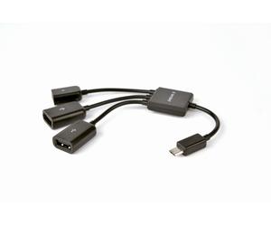 Gembird UHB-OTG-02 hub & concentrateur USB 2.0 Micro-B