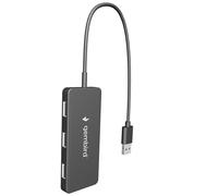 Gembird UHB-U2P4-04 hub & concentrateur USB 2.0 480 Mbit/s Noir