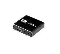 Gembird UHG-4K2-01 Capture Vidéo USB 2.0 HDMI 4K Pass-Through, Entrée Micro, Sortie Audio Stéréo, HDCP 1.4, 3840x2160 60Hz, Compatible Windows 10