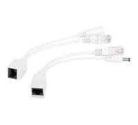 Câble PoE - CABLEXPERT - Kit UTP moulé - Passif - Couleur blanche - Technologie PoE