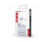 Gembird TWS-MLA-GW Ecouteurs Bluetooth TWS "Valletta", blanc brillant (pas de r?duction du bruit, 3?h, Sans fil), ?couteurs, Blanc
