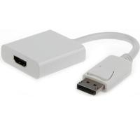 Gembird video adapter | HDMI type A 19 broches | femelle | DisplayPort 20 broches | mâle | blanc