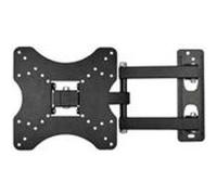 Gembird WM-37RT-01 - Support - pour écran plat - acier robuste - Taille d'écran : 17"-37" - Interface de montage : jusqu'à 200 x 200 mm - montable sur mur Noir G