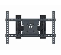 Gembird WM-75ST-02 support mural pour écrans 32-75", réglage de l'inclinaison et du pivotement, poids max. 45,5 kg, couleur noire.