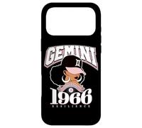 Gémeaux 1966 Année Astro Melanine Reine Afro Coque pour iPhone 17 Pro Max