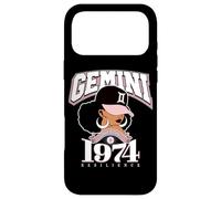 Gémeaux 1974 Astro Year Melanin Queen Afro Goddess Coque pour iPhone 17 Pro Max