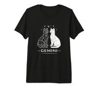 Gémeaux Gémeaux Horoscope Astrologie Céleste T-Shirt Haut de Gamme