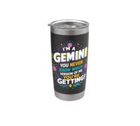 Gémeaux vous ne savez jamais quelle version vous obtiendrez Gobelet isotherme en acier inoxydable double paroi