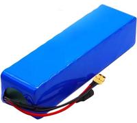 GeMeci Batterie De Vélo Électrique 36V, 6Ah Batterie Électrique avec 42V Chargeur Batterie Haute Puissance Remplaçable Étanche Batterie pour 200W 500W 800W avec Chargeur 36V 6Ah,XT60