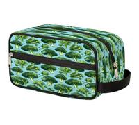 GeMeFv Trousse de toilette à suspendre avec légumes verts et brocoli - Trousse de maquillage portable de voyage - Grande capacité - Pour homme et femme, Brocoli aux légumes verts, 10.5×4.4×5.3 in